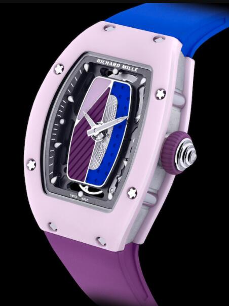 Replica Richard Mille RM 07-01 Automatic Coloured Ceramics watch RM 07-01 Pastel Pink
